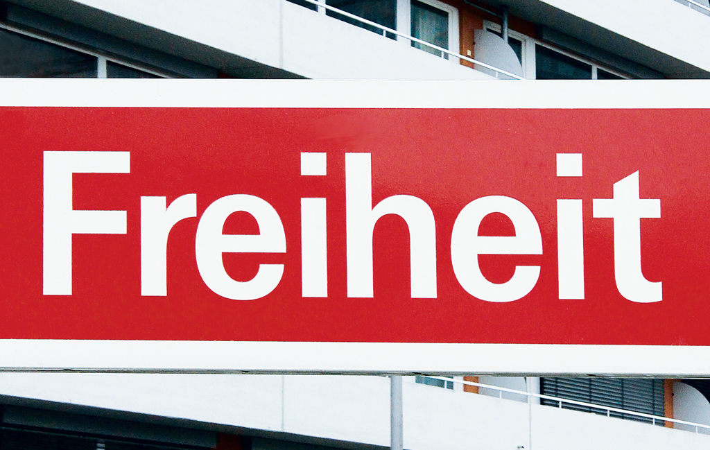 Frühstücksbrett Freiheit