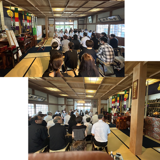 大施食絵法要開催の模様