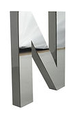 EPIC LED channel letter sign non-illuminated letter