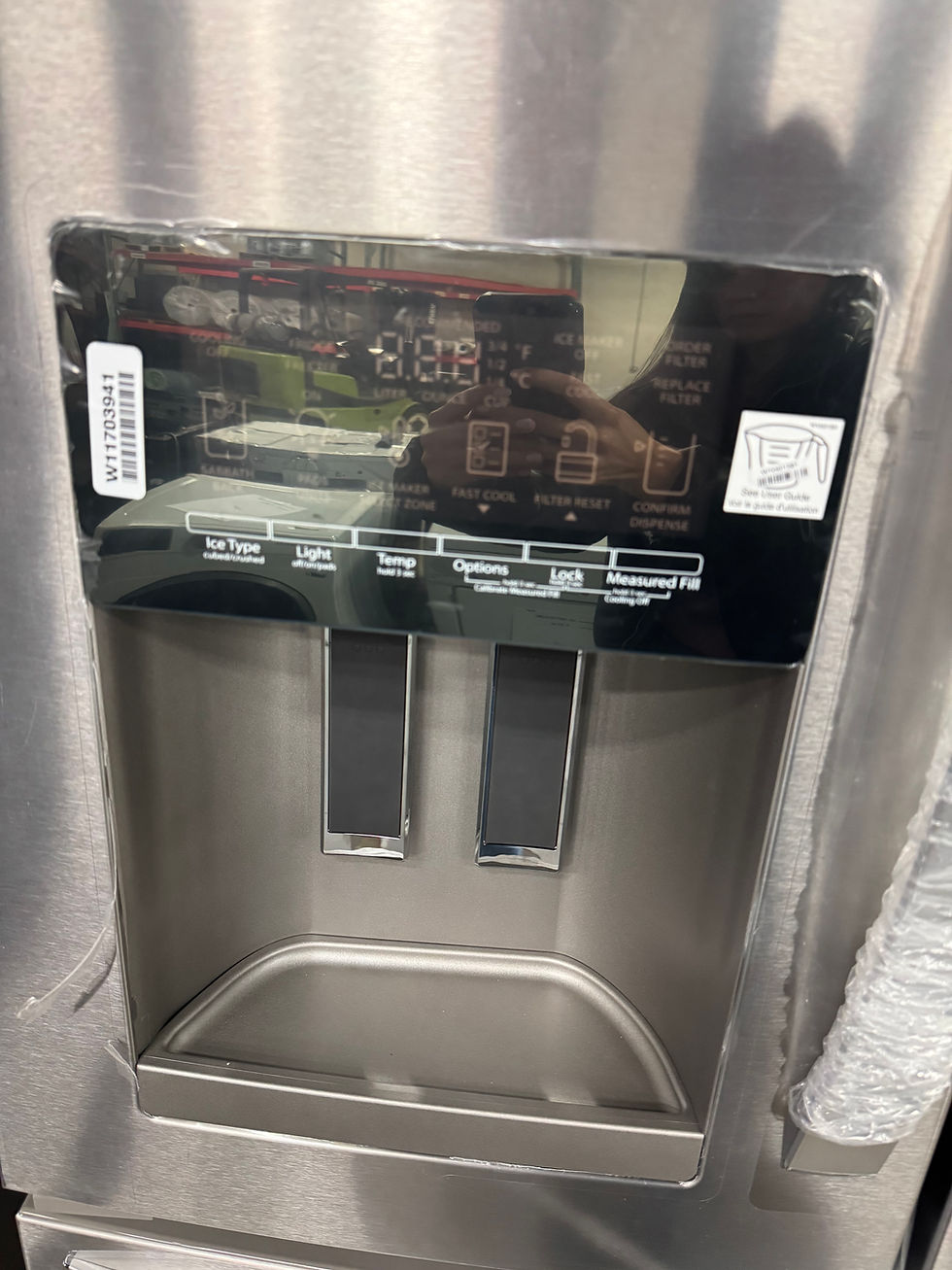 Thumbnail: Whirlpool WRMF3636RZ - Whirlpool Stainless Steel French Door Refrigerator with W