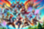 DALL·E 2025-03-10 15.04.49 - A dynamic and vibrant gaming-themed image featuring diverse c