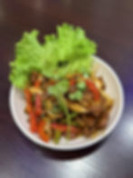 Boeuf sauté au basilic