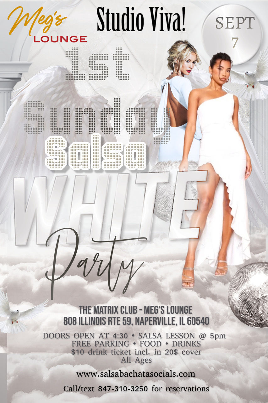 1st Sunday Salsa Social - The White Party