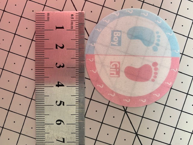 Thumbnail: 24 Baby Revel Discs on Wafer Paper