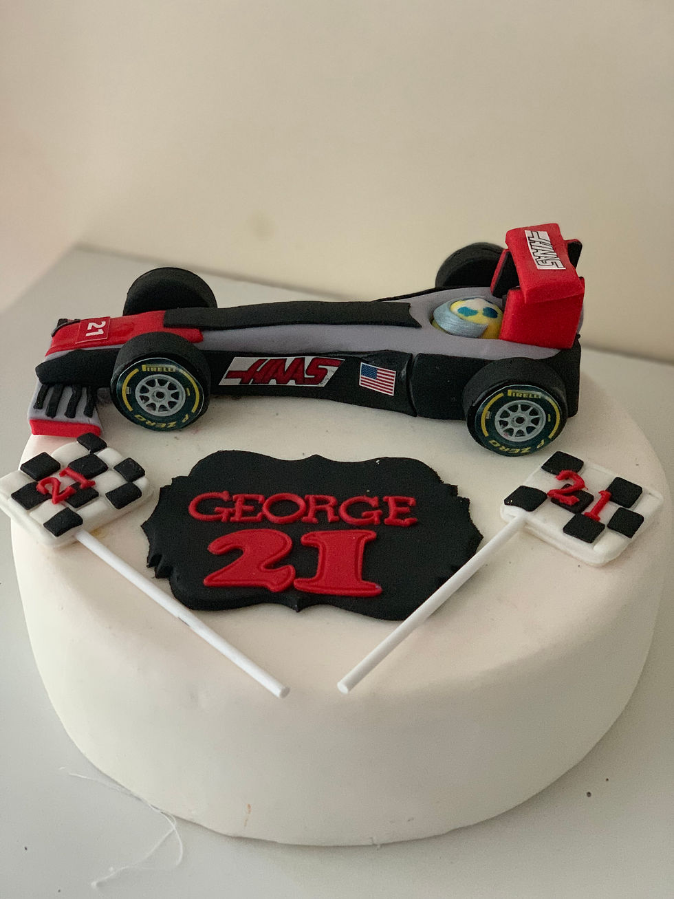 Thumbnail: F1  Red Bull Car Edible Cake topper.