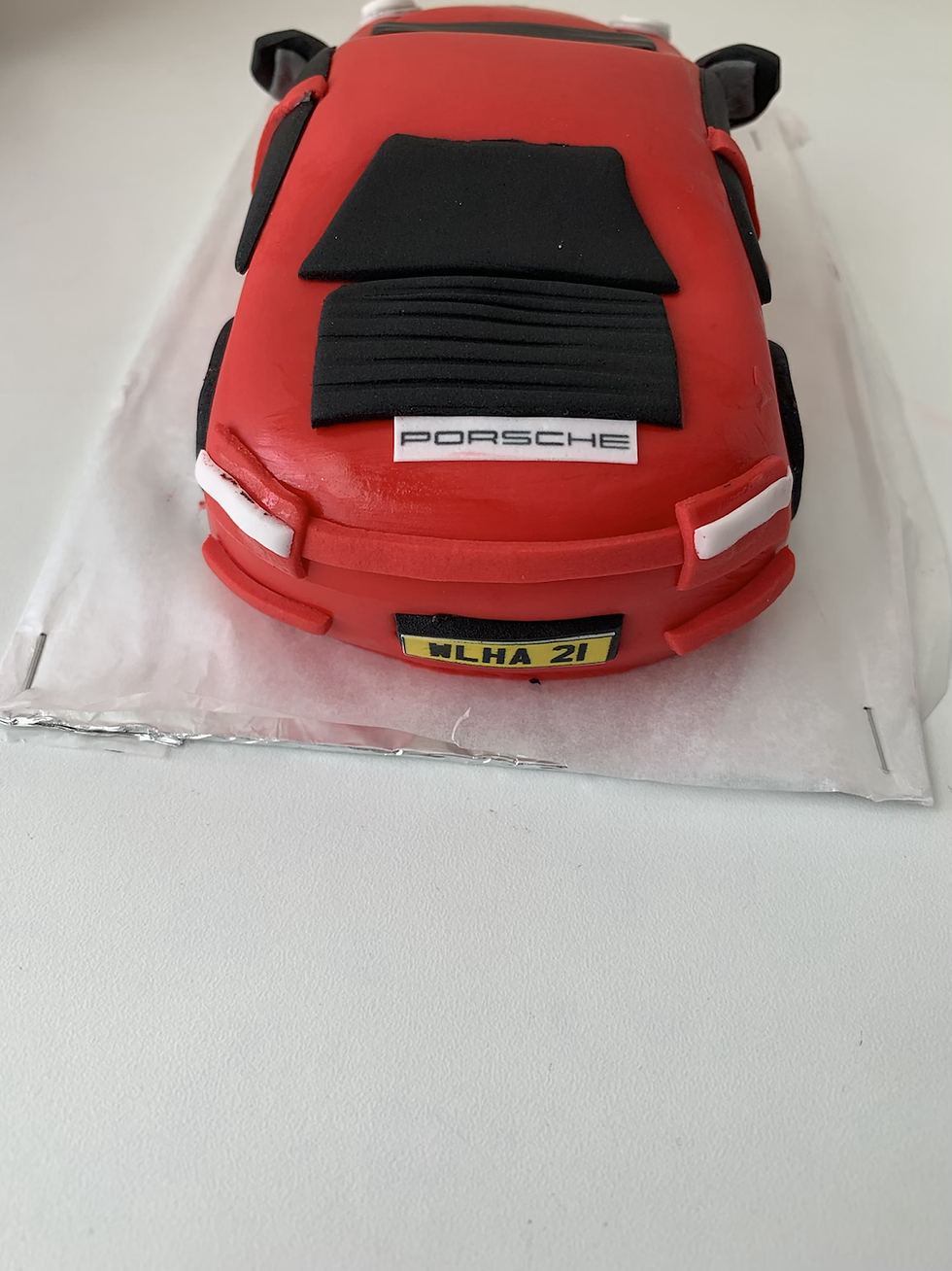 Thumbnail: Edible Large Porsche  Cake Topper