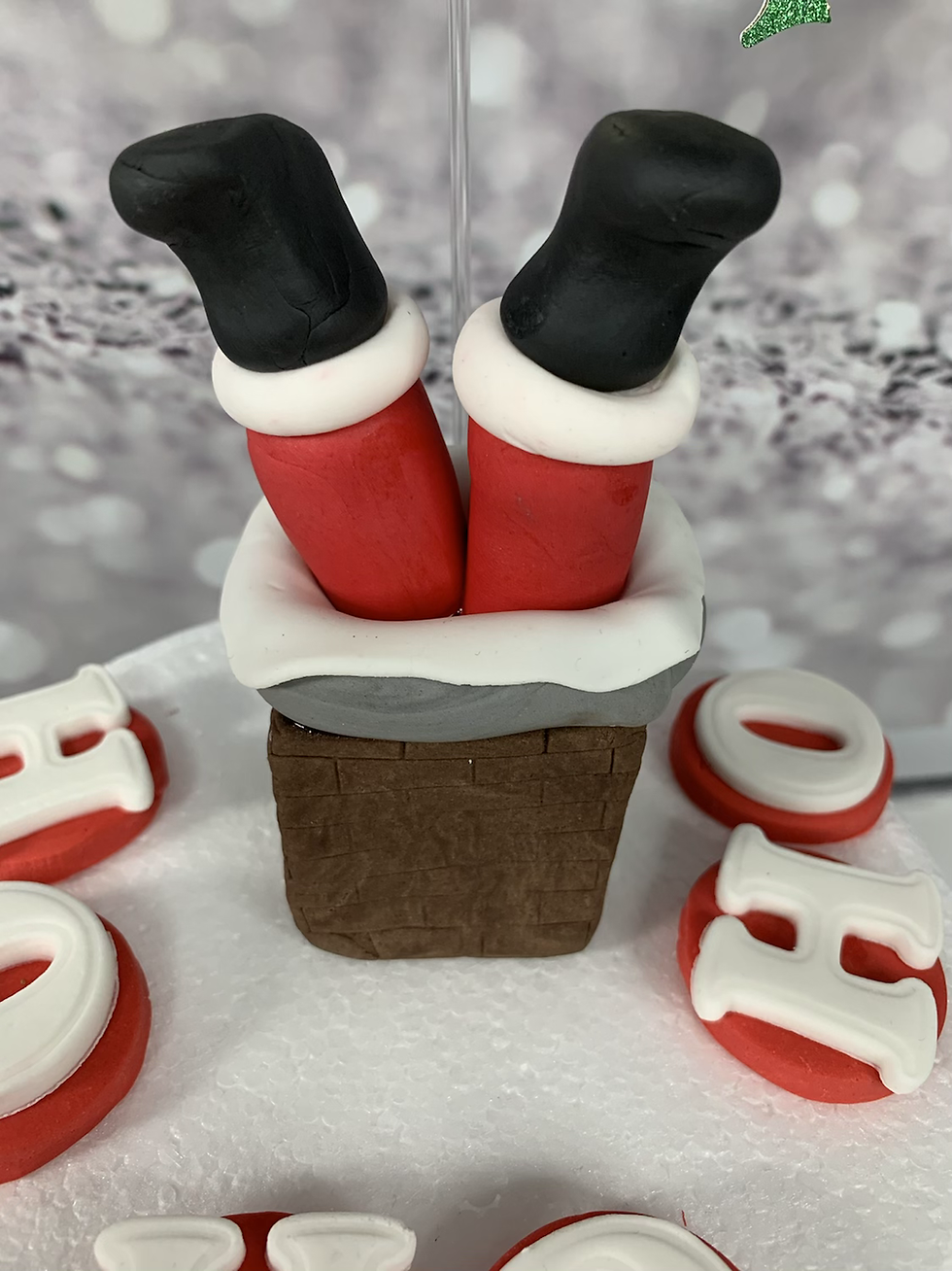 Thumbnail: Edible Funny Father Christmas Cake Topper