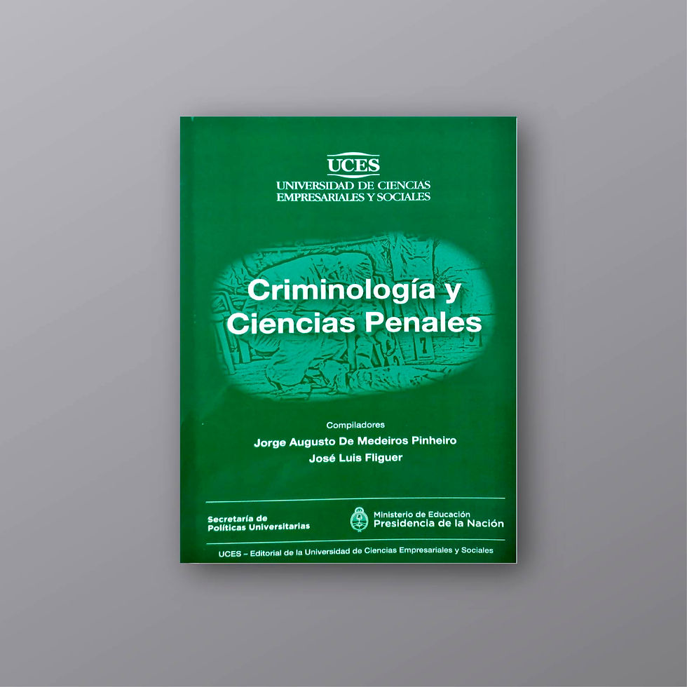 CriminologÃa y Ciencias Penales