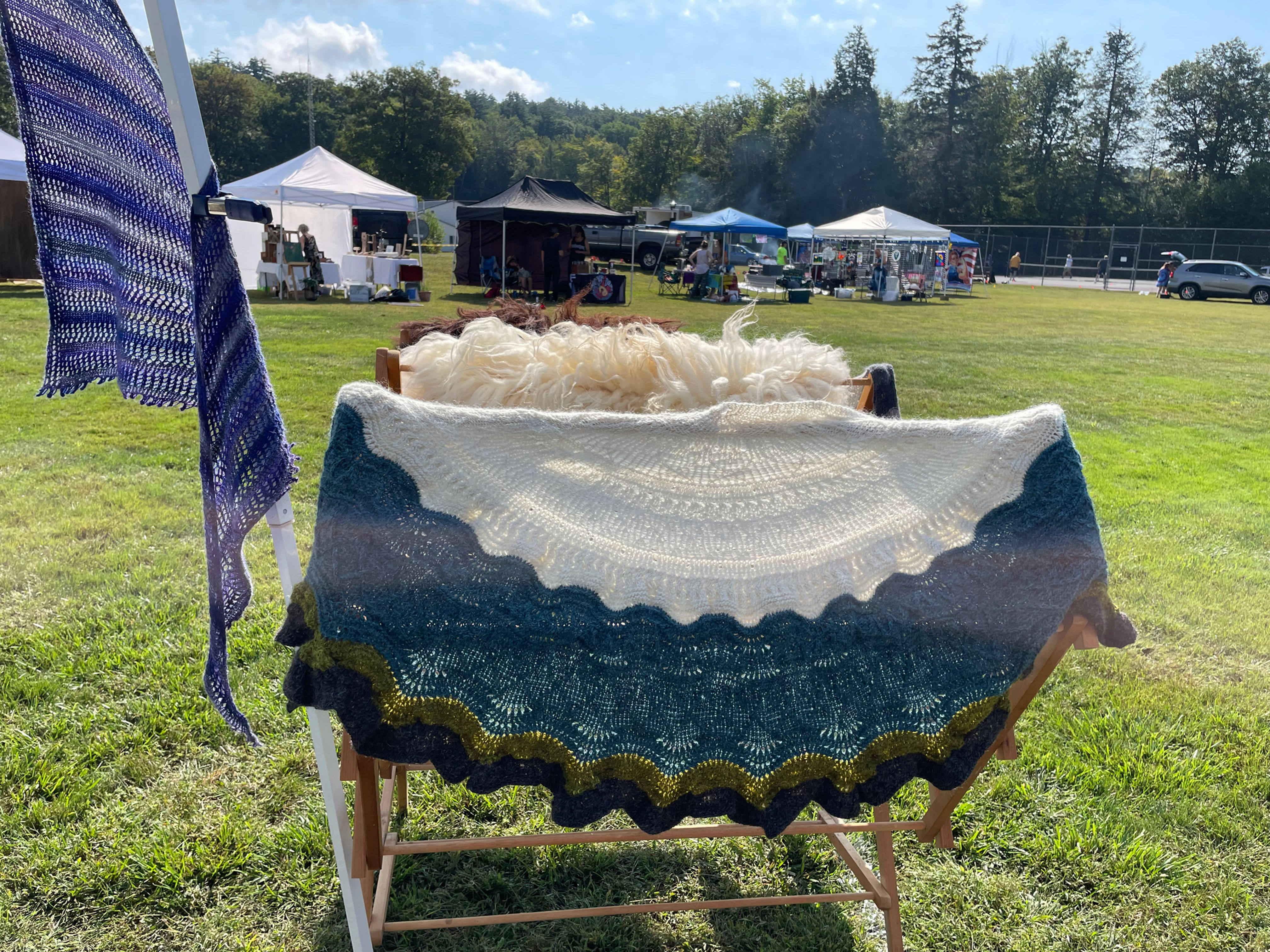 Of Sheep & Oceans Shawl
