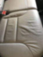 BEFORE: car seat imprint