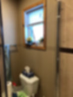 AFTER: hard water stains