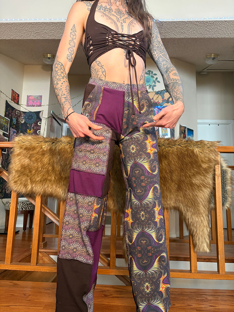 Thumbnail: S *flawed* pb&j pants heavily discounted READ CAPTION