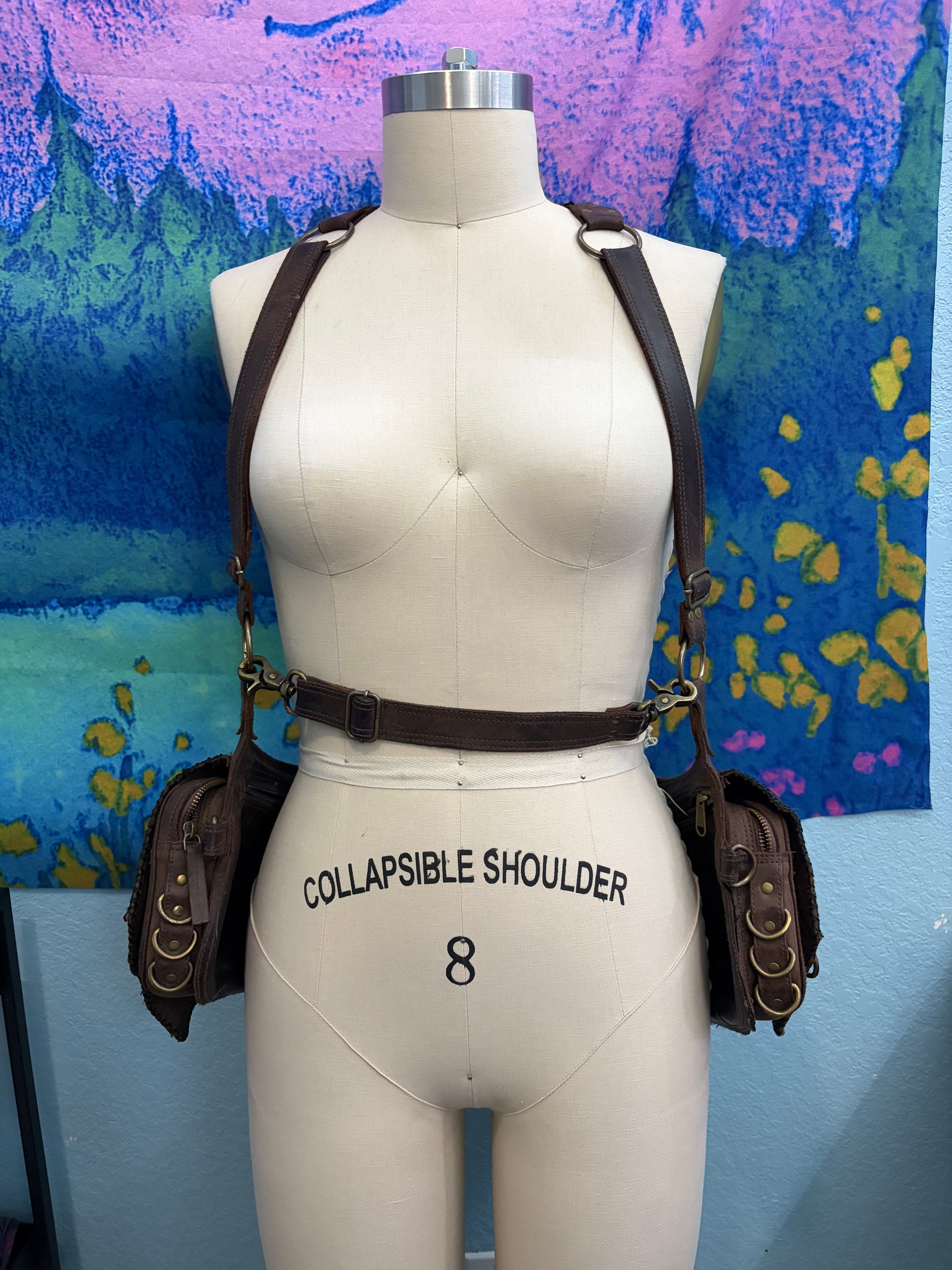 Ooak leather holster **READ DESCRIPTION**