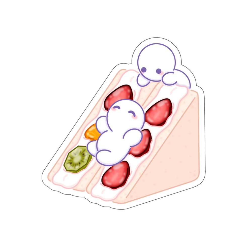 Thumbnail: Berry Fruit Sandwiches Die-Cut Stickies