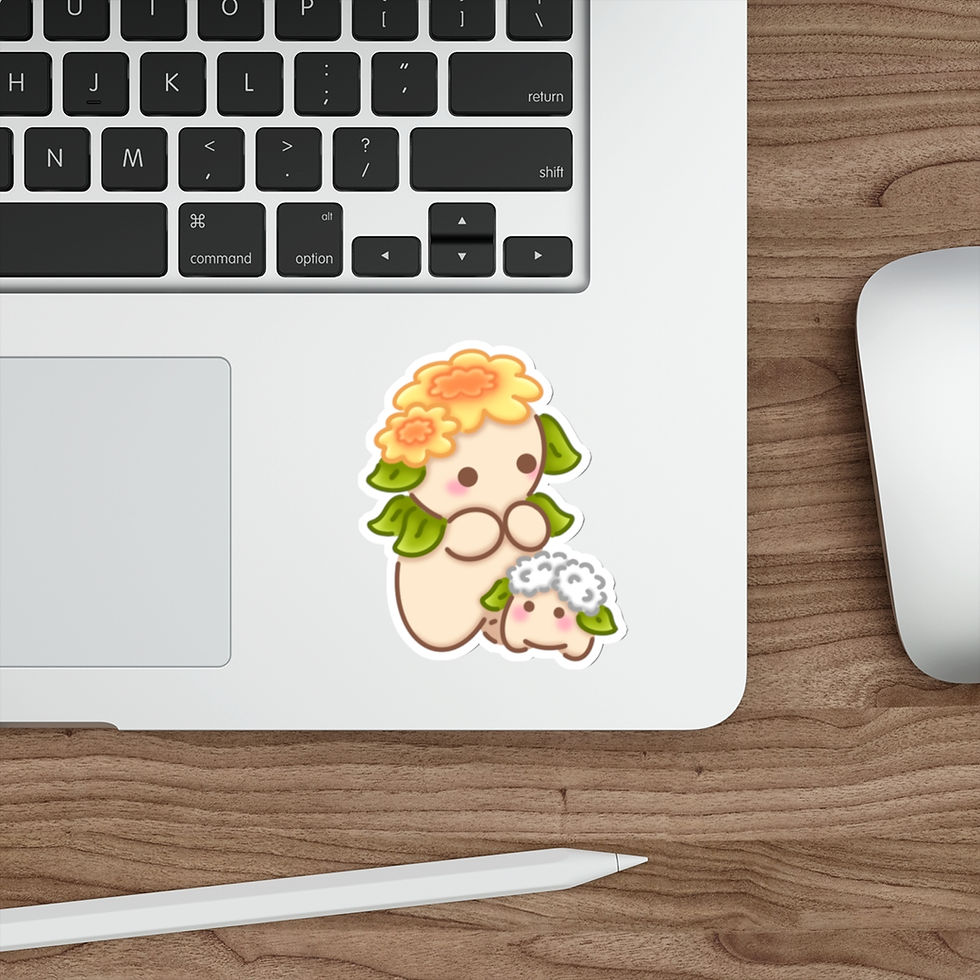 Thumbnail: Dandelion & Puff Plantie Die-Cut Stickies