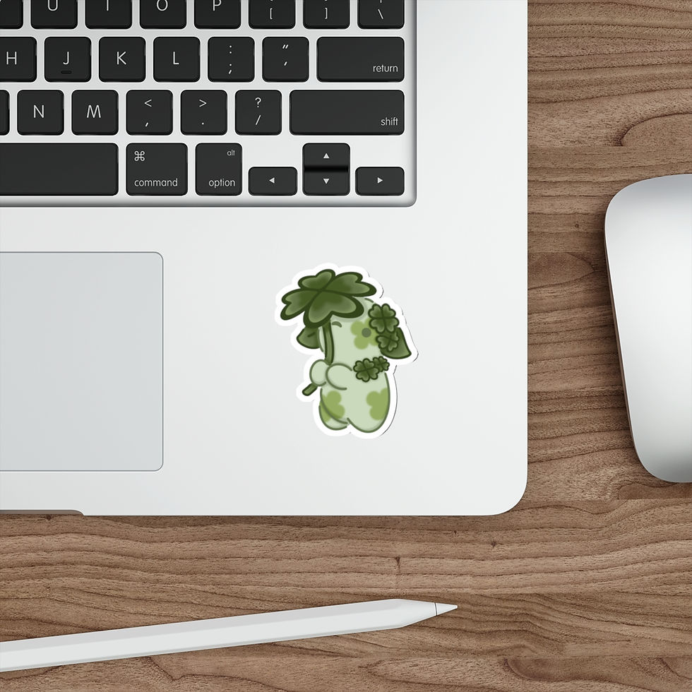 Thumbnail: Lucky Clover Plantie Die-Cut Stickies