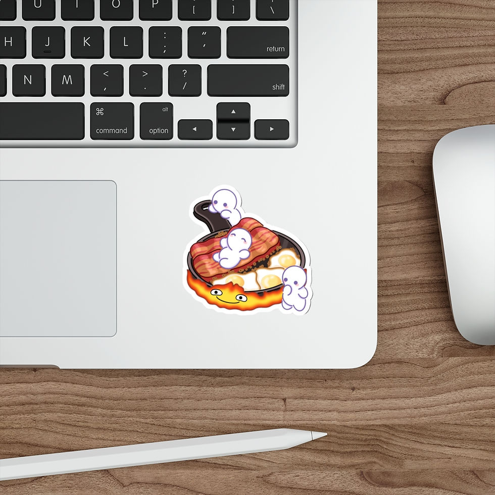 Thumbnail: Howl's Tasty Breakfast Die-Cut Stickies
