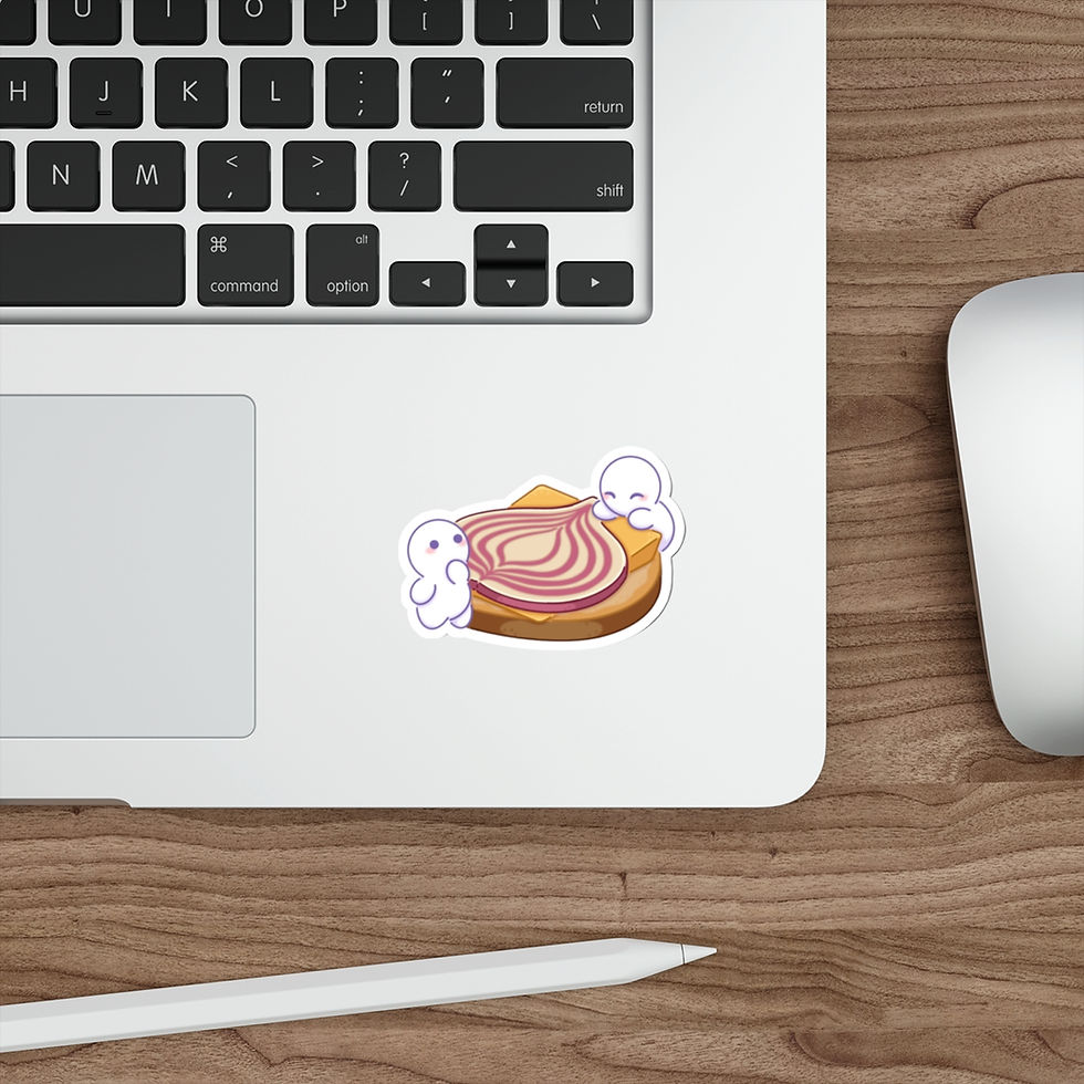 Thumbnail: Onion & Cheese Bread Die-Cut Stickies