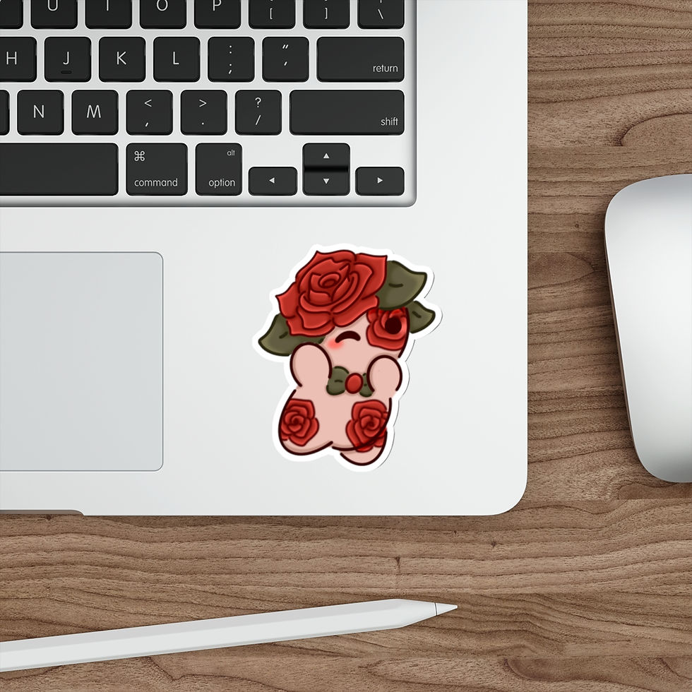 Thumbnail: Rose Plantie Die-Cut Stickies