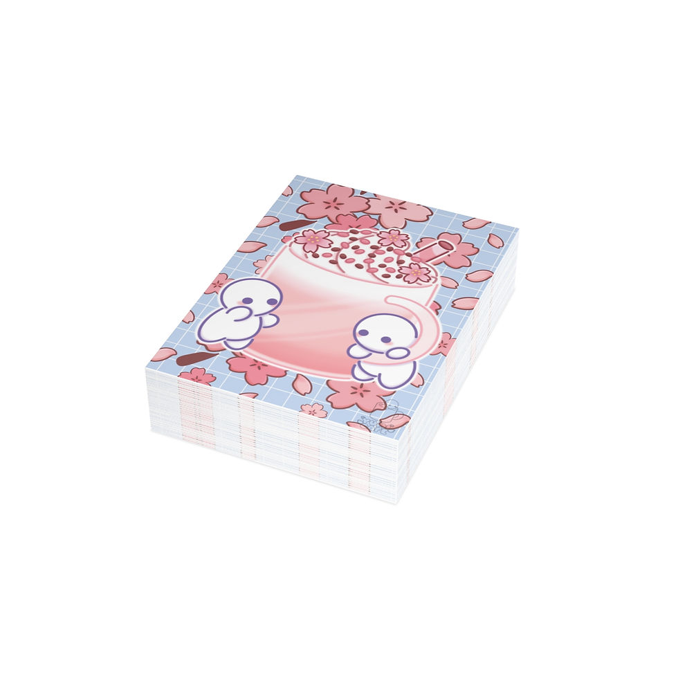 Thumbnail: Sakura Milk Latte Postcard Bundles