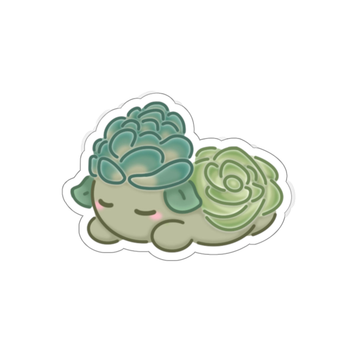 Succulent Plantie Die-Cut Stickies