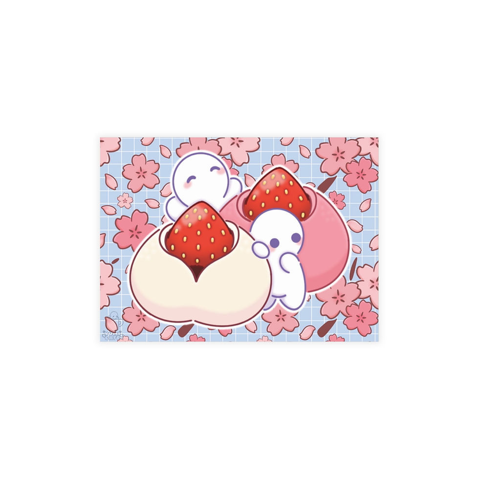 Thumbnail: Strawberry Mochi Postcard Bundles