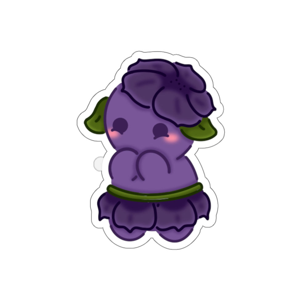 Thumbnail: Petunia Plantie Die-Cut Stickies