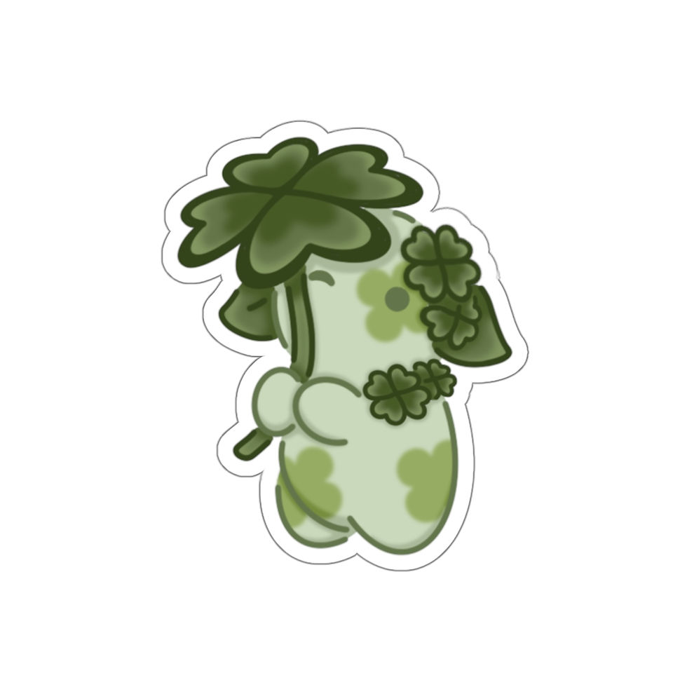 Thumbnail: Lucky Clover Plantie Die-Cut Stickies