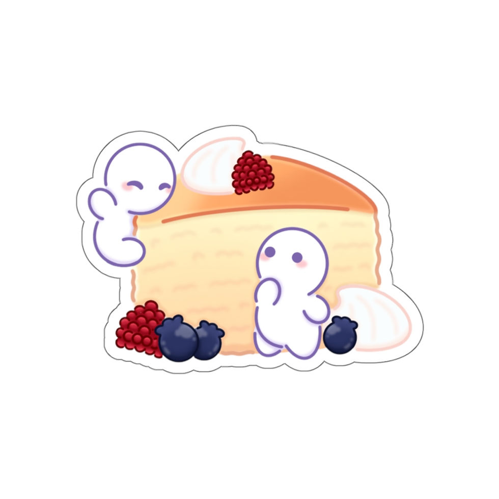 Thumbnail: Cheesecake Souffle Die-Cut Stickies