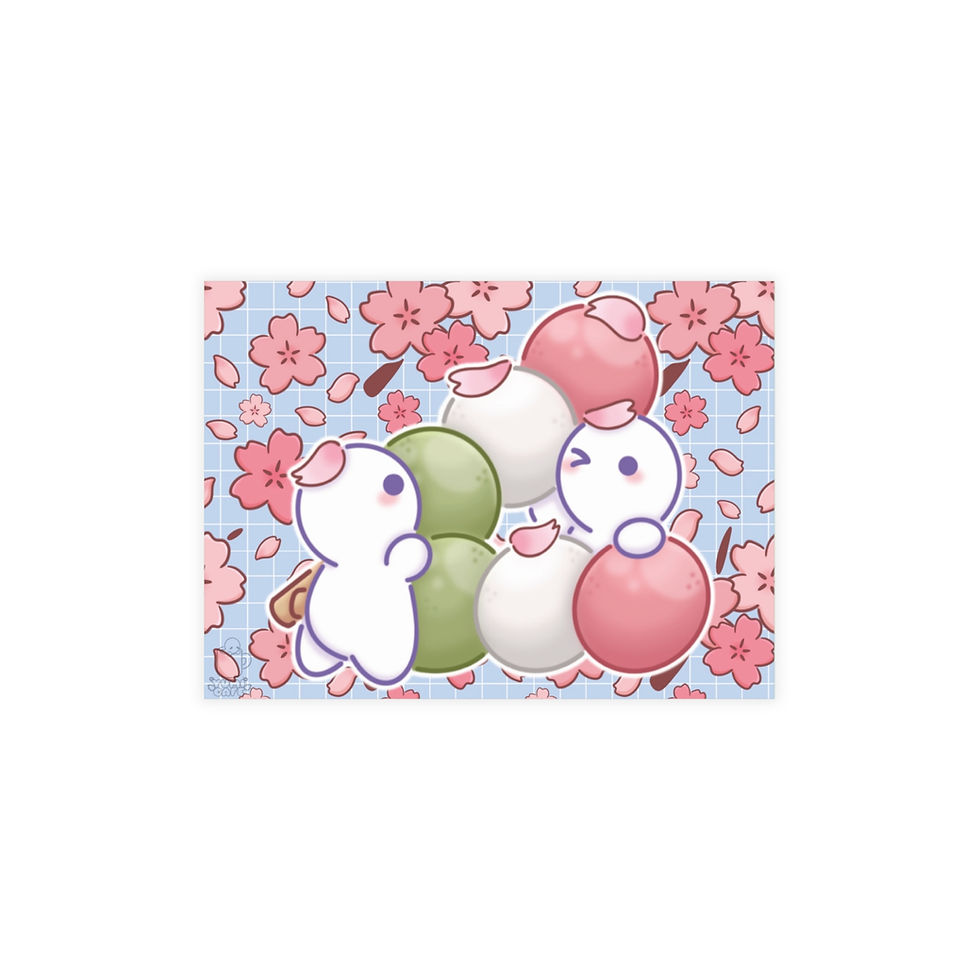 Thumbnail: Sakura Dango Postcard Bundles