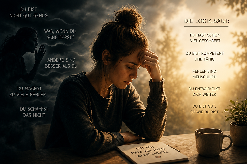 Warum Selbstzweifel stärker sind als Logik