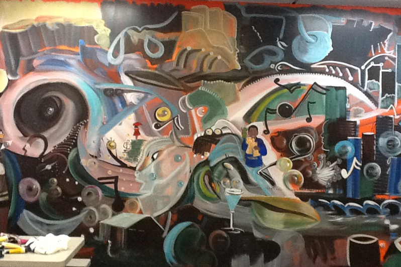 View of Jazz Party room