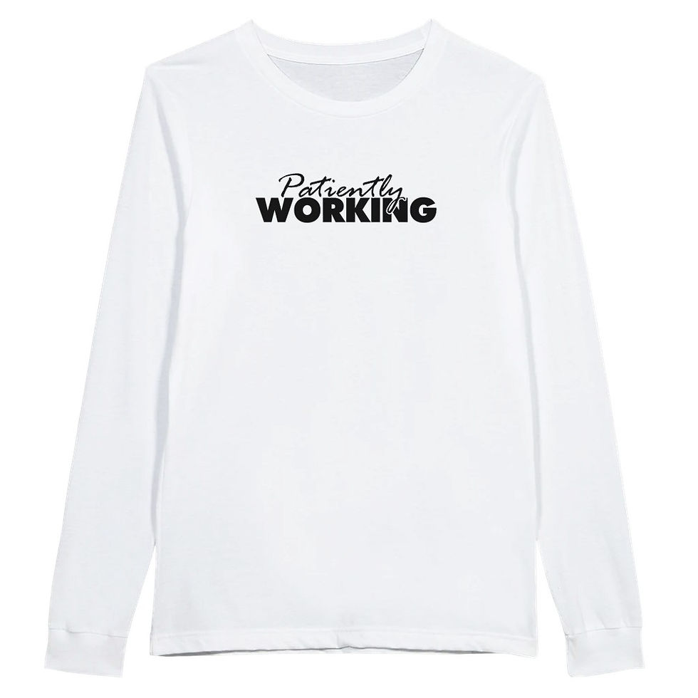 Thumbnail: Patiently Working (White)