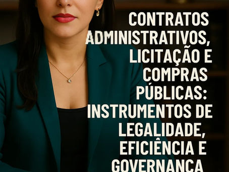 Contratos Administrativos, Licitação e Compras Públicas: Instrumentos de Legalidade, Eficiência e Governança