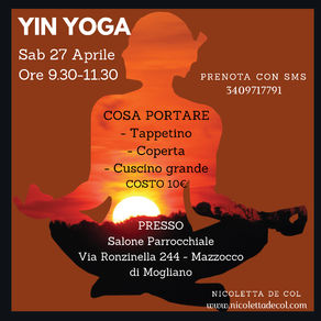 Yin yoga a Mogliano V.to
