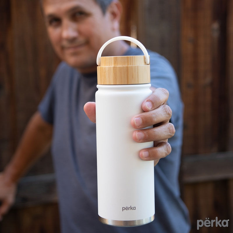 Thumbnail: PerkaÂ® Lennox 18 oz. Double Wall, Stainless Steel Bottle