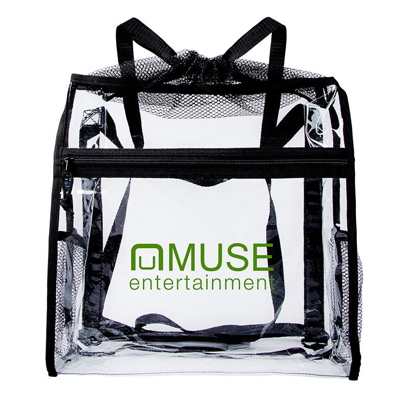 Thumbnail: Ramsey Clear Drawstring Backpack
