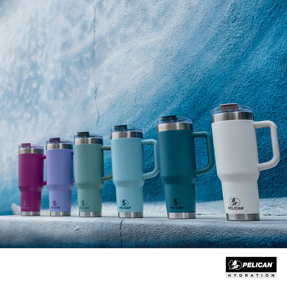 Thumbnail: Pelican Porter™ 40 oz. Recycled Double Wall Stainless Steel Travel Tumbler