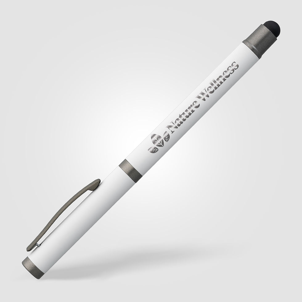 Thumbnail: Bowie Recycled Aluminum Stylus Gel Pen