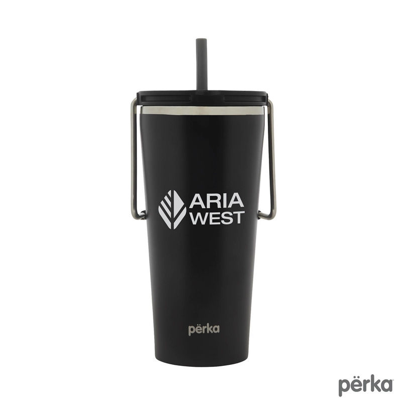 Thumbnail: PerkaÂ® Gibson 20 oz. Double Wall Recycled Stainless Steel Travel Mug