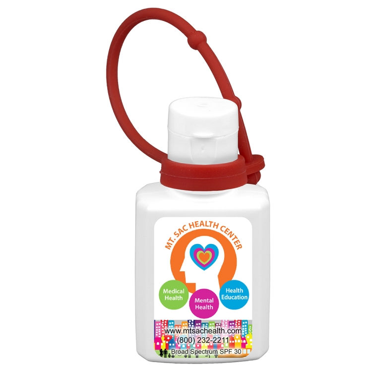 Thumbnail: "SunFun L Connect" 1.0 oz Broad Spectrum SPF30 Sunscreen Lotion in Solid White