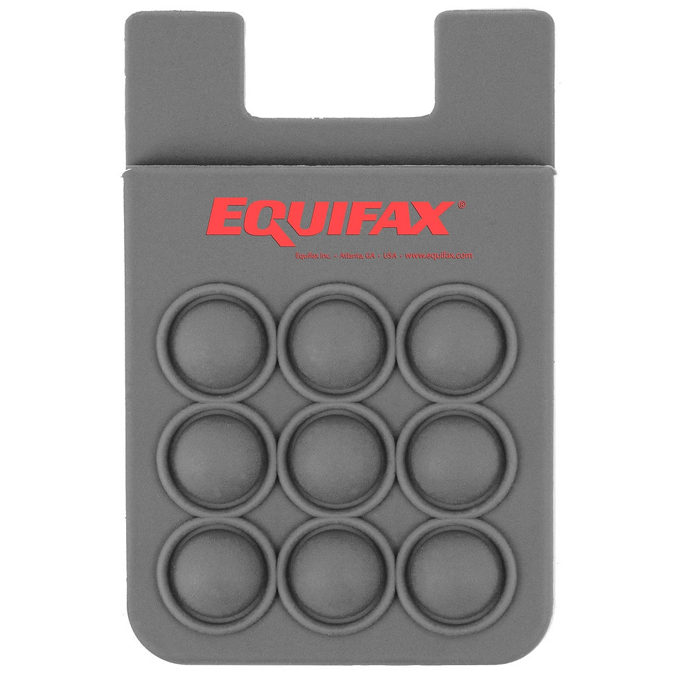 Thumbnail: Popper Stress Reliever Silicone Phone Wallet