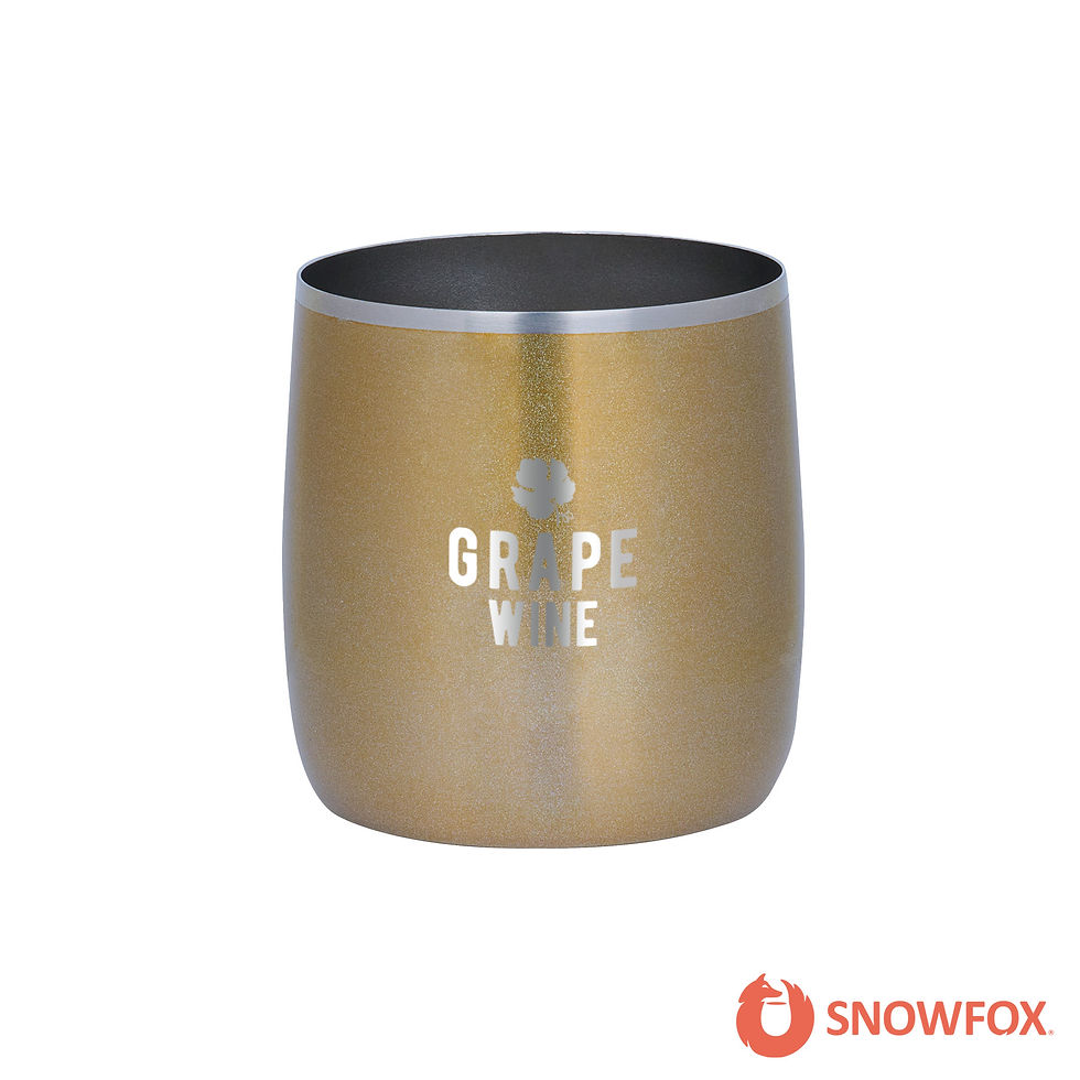 Thumbnail: SnowfoxÂ® 11 oz. Shimmer Finish Vacuum Insulated Whiskey Rocks Tumbler