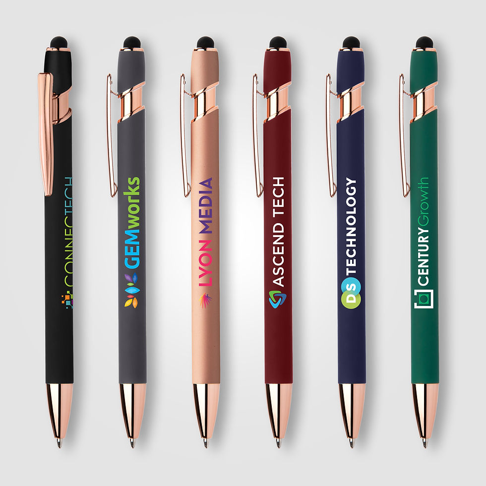 Thumbnail: Ellipse Gel Softy Rose Gold w/Stylus