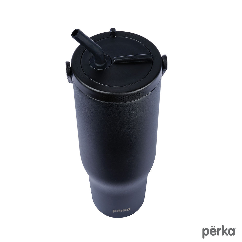 Thumbnail: PerkaÂ® Reginald 30oz. Recycled Vacuum Insulated Travel Tumbler