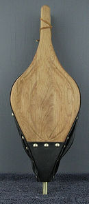 flame carved fireplace bellows