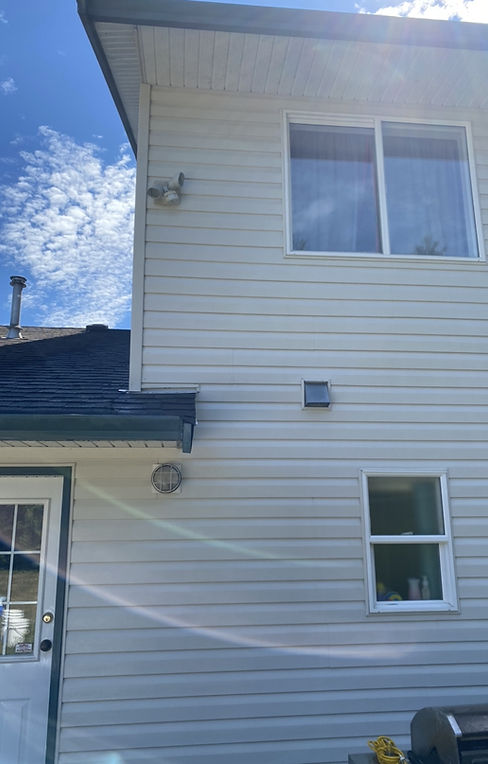clean siding-low pressure