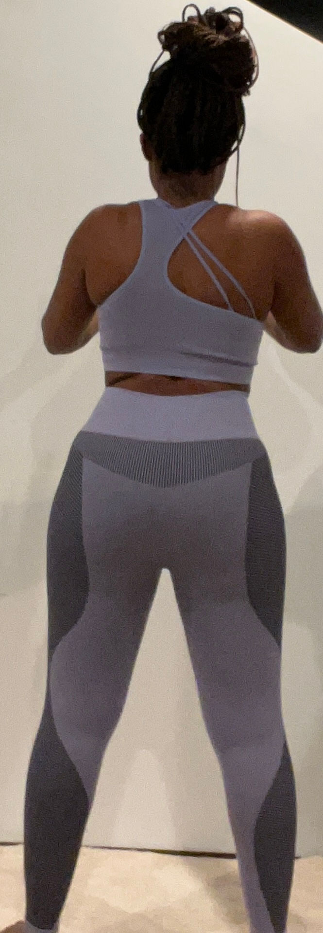 Purple two piece legging set