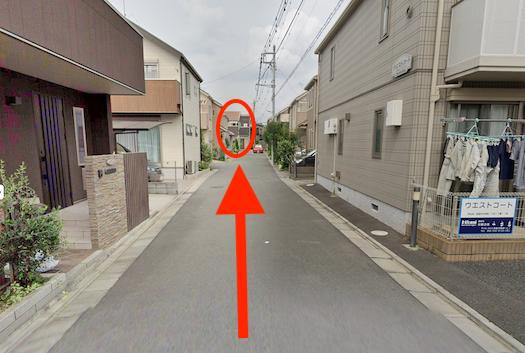 正面経路