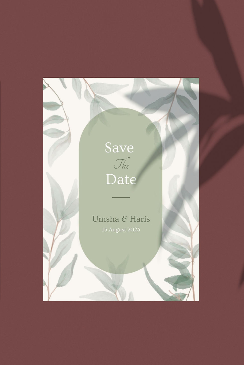 Thumbnail: Nikkah Invite - Botanic